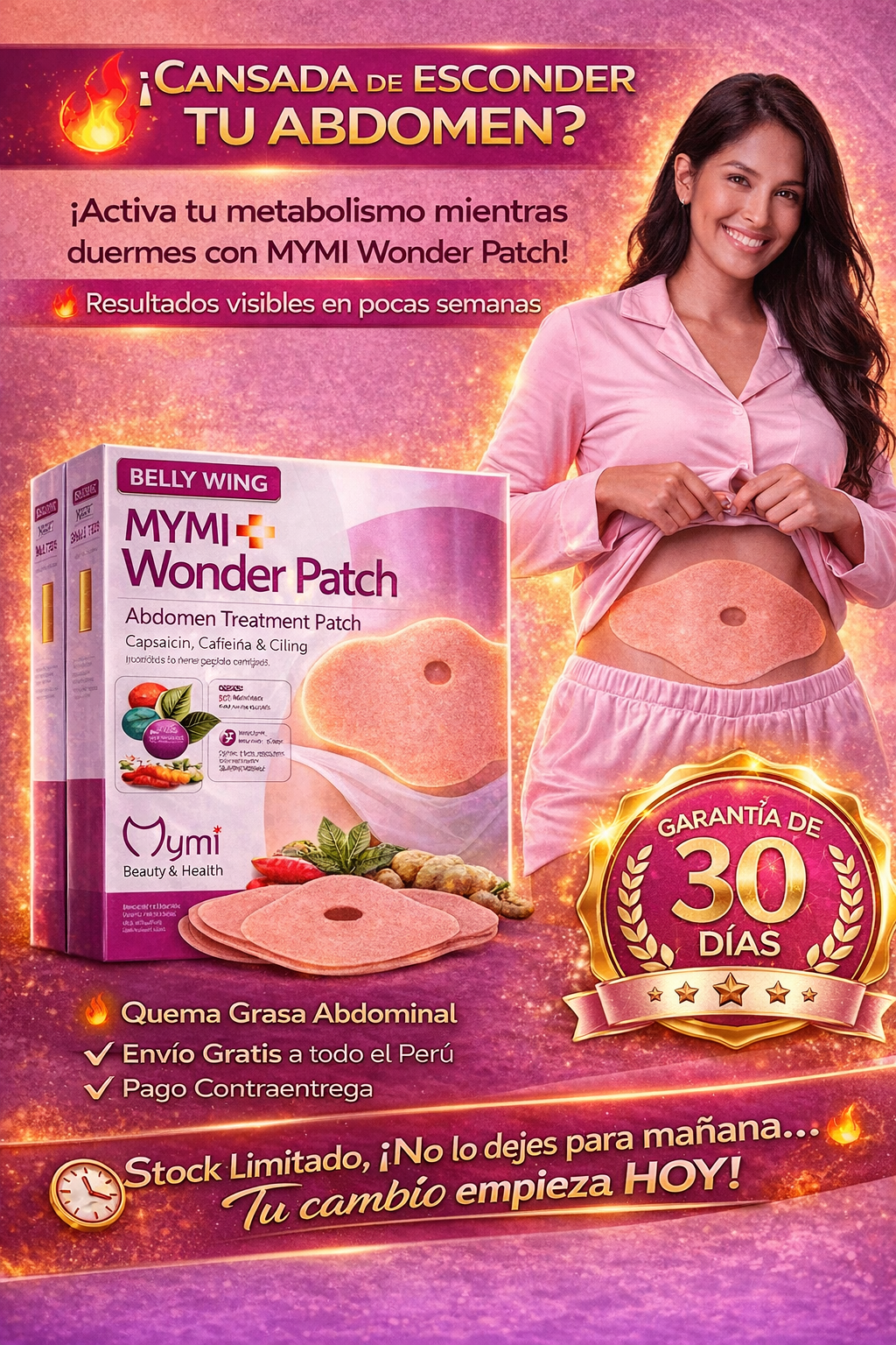 MYMI Wonder Patch – Parche Adelgazante para el Abdomen