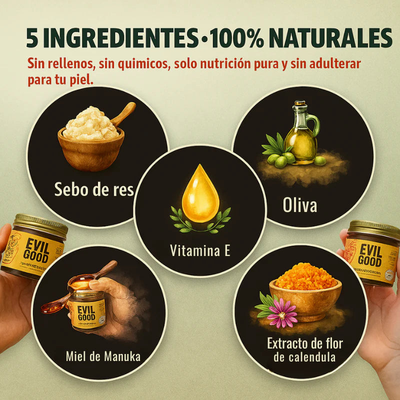 Evil Goods! Sebo de res | Nutrición intensa
