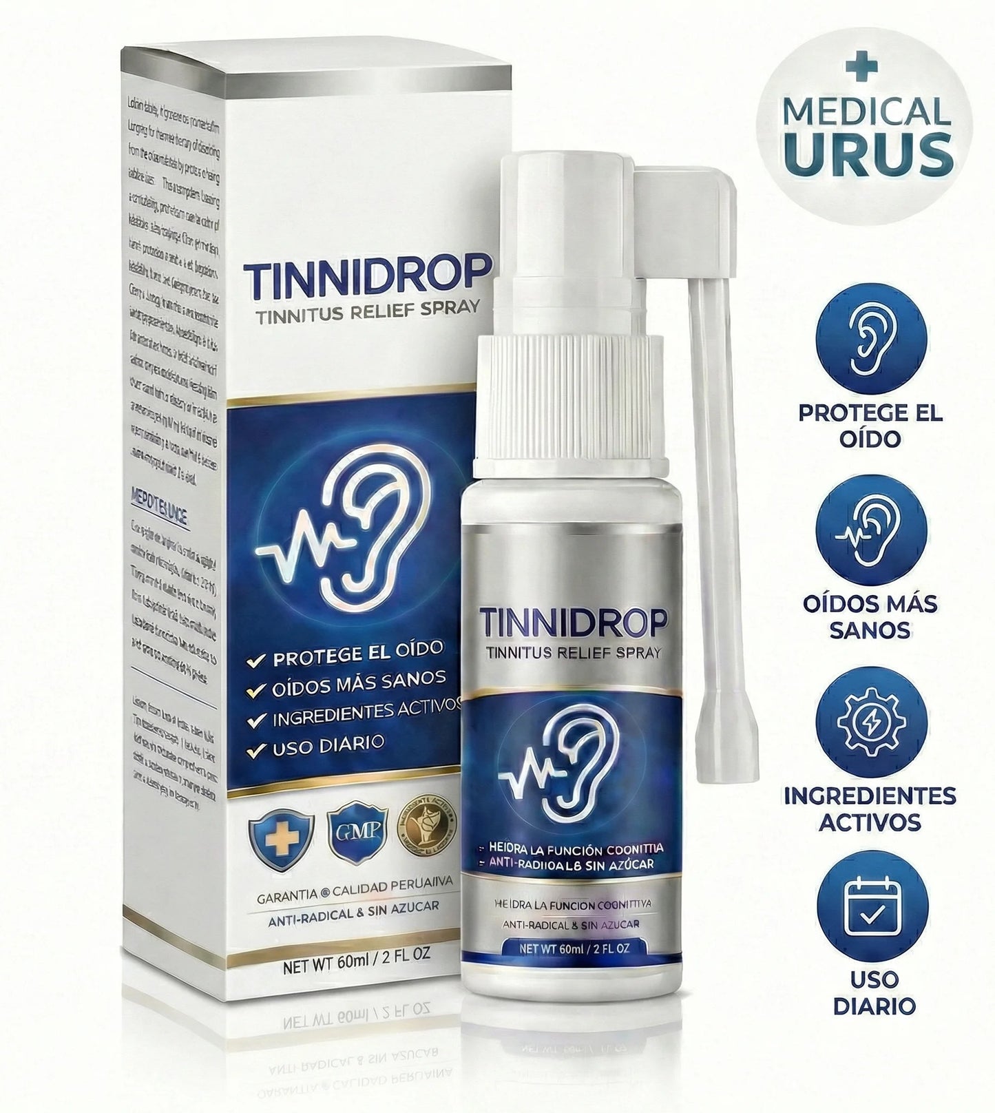 Tinnidrop® | Spray Limpiador de oídos